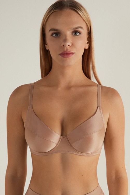 Nude Natural Blush 1905 Tezenis Paris Ultralight Shaping Balconette Bra | 169023-SPL