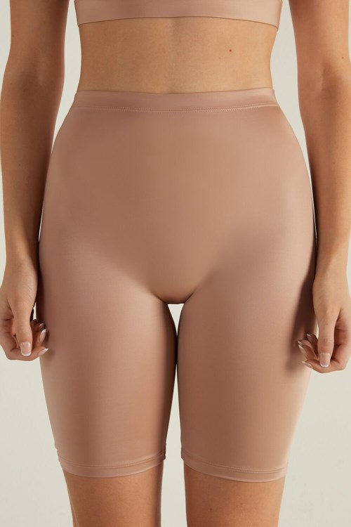 Nude Natural Blush 1905 Tezenis Ultralight Shaping Cycling Shorts | 186243-CYZ