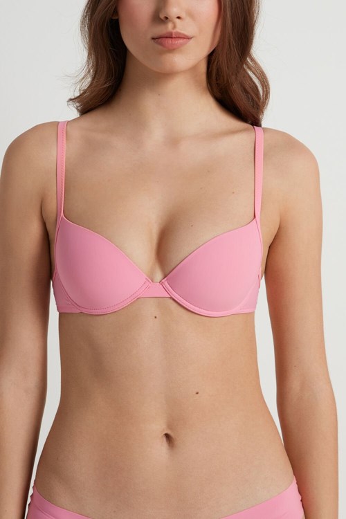 Pink Bright Pink 282v Tezenis Athens Push-Up Bra in Microfiber | 570124-MJK