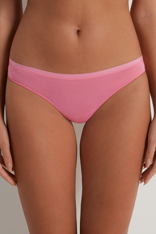 Pink Bright Pink 282v Tezenis Cotton G String | 768214-PIA