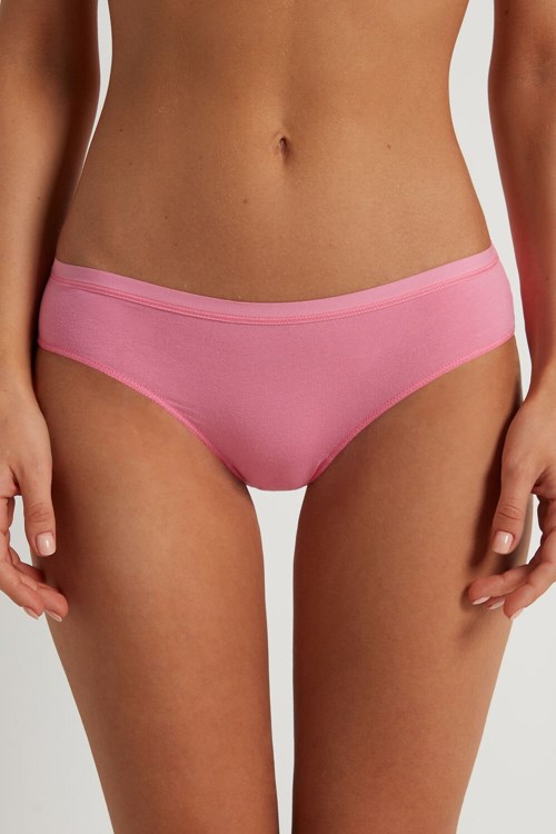 Pink Bright Pink 282v Tezenis Cotton Panties | 069257-YAR