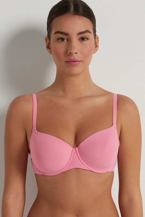 Pink Bright Pink 282v Tezenis Prague Full Cover Balconette Bra | 519280-IMV