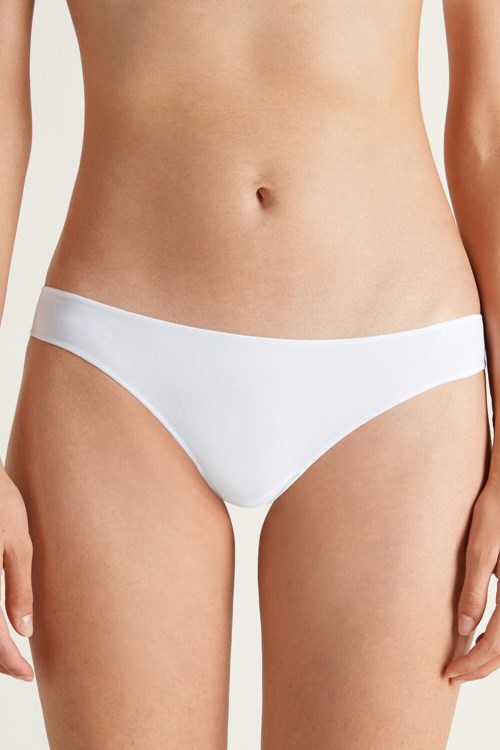 White White 001 Tezenis Microfiber Brazilian | 683591-JFZ